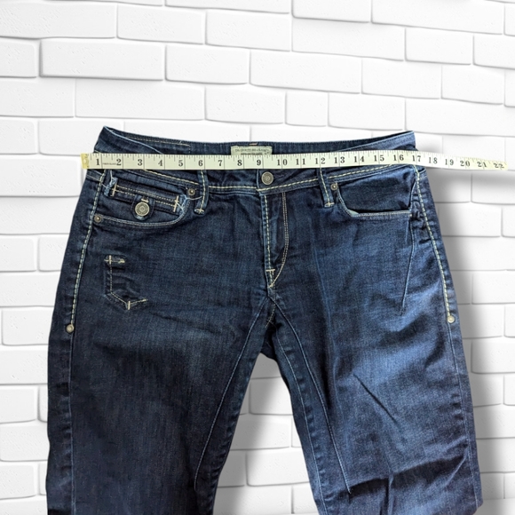 Taverniti Low Rise Jeans Distressed Vintage Denim Loop Tab Pocket Size 31 - Picture 6 of 7